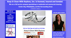 Desktop Screenshot of keepitcleanwithraylene.com